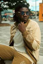 Load image into Gallery viewer, CREME "WAVE RUNNER" TRACKSUIT

